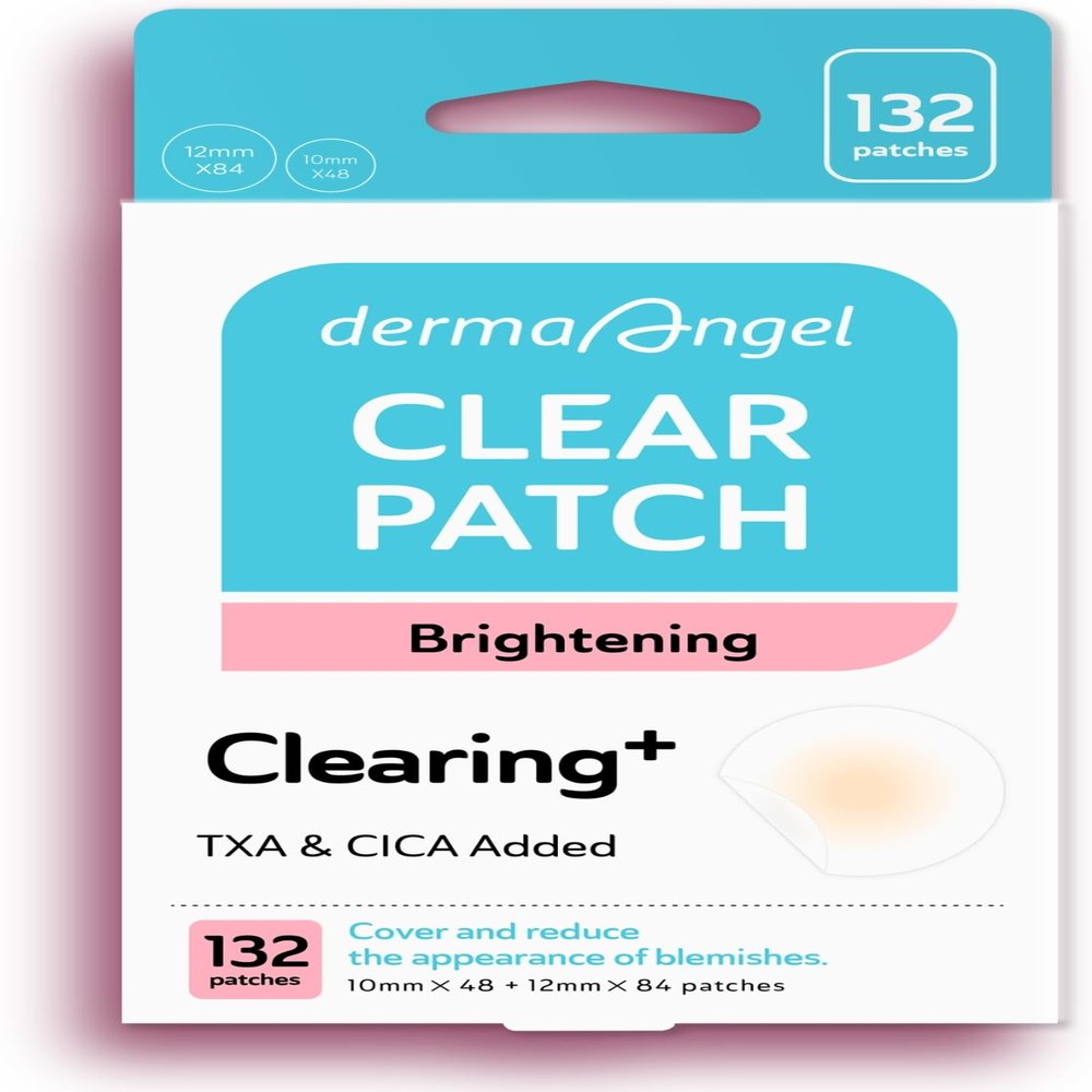 DERMA ANGEL Dark Spot Patches Blemish Patches with Hydrocolloid, TXA & CICA for Active Acne & Post-Inflammatory Dark Spots - Day and Night Use - UPGRADED (Post Acne - 132 Count - 2 Size)