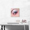 ARTCANVAS Make Up Eyes Shadows Fashion Glam Studio Beauty Salon Canvas Art Print Stretched Framed Painting Picture Poster Giclee Wall Decor - 12" x 12" (0.75" Deep) view 2