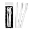 Visage Precision Facial Razors, Touch-up Dermaplaning Tool, Eyebrow Razor, Facial Hair/Peach Fuzz Removal, Face Shavers for Women and Men - 3 count view 1