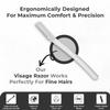 Visage Precision Facial Razors, Touch-up Dermaplaning Tool, Eyebrow Razor, Facial Hair/Peach Fuzz Removal, Face Shavers for Women and Men - 3 count view 3