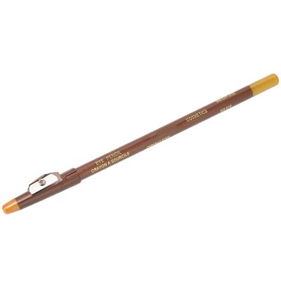 Beard Pen, Liner Shaping Styling Tool With Pencil Sharpener Beard Pencil for Travel for Home for Salon (light brown)