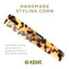 Kent 6T TY Fine Tooth and Wide Tooth Hair Comb, Handmade Styling Comb for Hair Care, Barber Combs, Beard Combs For Men, Styling Grooming for Men, Women and Kids view 3
