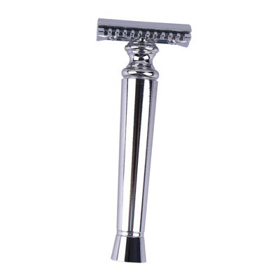 Beaupretty Old-fashioned Hand Shaver for Beard Trimming Silver Manual Shaving Tool Father's Day for Men