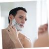 Beaupretty Old-fashioned Hand Shaver for Beard Trimming Silver Manual Shaving Tool Father's Day for Men view 4