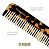 Kent 6T TY Fine Tooth and Wide Tooth Hair Comb, Handmade Styling Comb for Hair Care, Barber Combs, Beard Combs For Men, Styling Grooming for Men, Women and Kids view 4