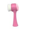 Lindo Eco Clean Face Brush, 2-in-1 Facial Cleanser, Dual-Sided Manual Exfoliating Brush, Handle Made of Natural Plant Fibers, Vegan, for Deep Cleansing & Gentle Exfoliation view 1