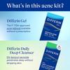 Differin Acne Skin Care Kit, Differin Gel Retinoid Acne Treatment for Face with 0.1% Adapalene & 5% Benzoyl Peroxide Face Wash & Body Wash, Designed for Pimple and Acne Prone Skin view 2