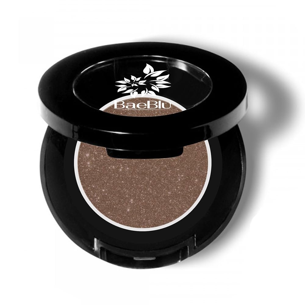 BaeBlu Hypoallergenic Eyeshadow Organic 100% Natural Finely Pressed Velvety Smooth Powder, Made in USA, Dark Matter
