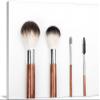 ARTCANVAS Brushes In Make Up Fashion Glam Studio Salon Canvas Art Print Stretched Framed Painting Picture Poster Giclee Wall Decor - 18" x 12" (0.75" Deep) view 1