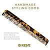 Kent 6T TY Fine Tooth and Wide Tooth Hair Comb, Handmade Styling Comb for Hair Care, Barber Combs, Beard Combs For Men, Styling Grooming for Men, Women and Kids view 4