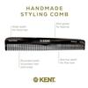 Kent 6T Black Graphite Fine Tooth and Wide Tooth Hair Comb, Handmade Styling Comb for Hair Care, Barber Combs, Beard Combs For Men, Styling Grooming for Men, Women and Kids view 4