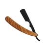 FOMIYES Professional Straight Edge, Barber Straight Close Shaving Men's Manual Shaver Aluminum Handle Straight Portable Straight view 1