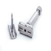 Rex Supply Co. Konsul Adjustable Slant Safety Razor  Stainless Steel Double Edge Razor with Diamond Grip | Customizable Shaving Precision | Made in USA | Wet Shaving Essential view 2