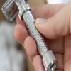 Rex Supply Co. Konsul Adjustable Slant Safety Razor  Stainless Steel Double Edge Razor with Diamond Grip | Customizable Shaving Precision | Made in USA | Wet Shaving Essential view 4