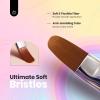 Beetles Gel Polish Nail Art Brushes, 6 Pcs Fingernail Art Design Pens with 2 Pcs 15ml No Wipe Gel Top Coat and Base Coat Set - Shine Finish and Long Lasting, Soak Off view 3