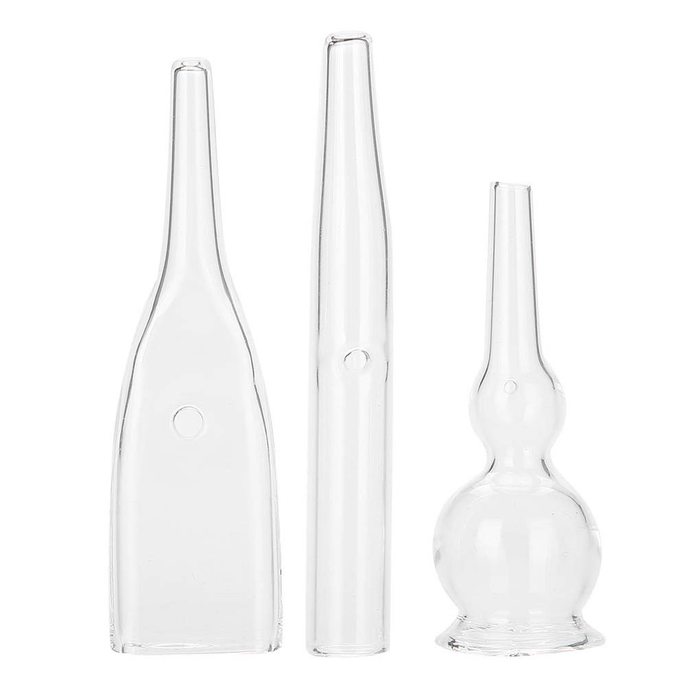 3PCS/Set Electric Blackhead Removal Accessories, Glass Pipes for Blackhead Removal Face Cleanser Beauty Machine Vacuum Accessories