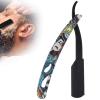 Folding Shaving Razors Holder, Manual Shaving Knife Rack Kit Stainless Steel Shaving Knife Holder Straight Razors Kit for Barber Supplies view 1