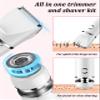 Cayzor Bikini Trimmer and Shaver Kit for Women - 2-in-1 Wet/Dry Electric Body Hair Trimmer Facial Hair Removal Cordless Waterproof Bikini Shaver Razor for Face Lip Chin Pubic Underarm Legs (White) view 3
