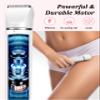Cayzor Bikini Trimmer and Shaver Kit for Women - 2-in-1 Wet/Dry Electric Body Hair Trimmer Facial Hair Removal Cordless Waterproof Bikini Shaver Razor for Face Lip Chin Pubic Underarm Legs (White) view 4