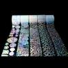 Holographic French Line Nail Foils Transfer Nail Art,10 Roll Wavy Line Fruit Flower Foil Nail Art Stickers Iridescent Nail Foil Transfer Decal Laser Gradient For DIY Manicure Decorations Nail Supplies view 4