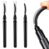 3 Pcs Silicone Lash Brush Mascara Eyelash Separator Eyelash Comb Eyebrow Brush Eyelashes Definer with Dust Lid Lash Separating Comb Brow Grooming Brush view 1