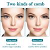 3 Pcs Silicone Lash Brush Mascara Eyelash Separator Eyelash Comb Eyebrow Brush Eyelashes Definer with Dust Lid Lash Separating Comb Brow Grooming Brush view 2