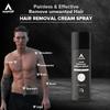 Sheltr Hair Removal Cream Spray | Painless Hair Remover Spray for Chest, Back, Armpits, Legs, Arms & Intimate Areas | Pleasant Smell | For Men  200ml view 2