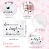100 Pcs Inspirational Gifts for Girls Women Travel Cheer Makeup Bag Bulk Loved Quotes Cosmetic Bags with Zipper Thank You Encouragement Birthday Gift Bag for Nurse Teacher Friend (Minimalist) view 2