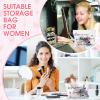 100 Pcs Inspirational Gifts for Girls Women Travel Cheer Makeup Bag Bulk Loved Quotes Cosmetic Bags with Zipper Thank You Encouragement Birthday Gift Bag for Nurse Teacher Friend (Minimalist) view 3