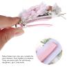 9Pcs Flower Hair Clips Artificial Rose Hair Barrettes Floral Wedding Beach Party Decor Hair Accessories for Women Girls view 2