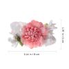 9Pcs Flower Hair Clips Artificial Rose Hair Barrettes Floral Wedding Beach Party Decor Hair Accessories for Women Girls view 3