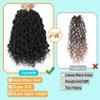 Karida Goddess Locs Crochet Hair 10 Inch, 8 Packs Upgraded Crochet Hair for Black Women, Pre Looped Crochet Faux Locs With Curly Ends (10 Inch (Pack of 8), 1#) view 3