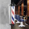 41" Barber Pole LED Light Rome Style, Hair Salon Barber Shop Open Sign, Rotating Red White Blue LED Strips AC110V view 2