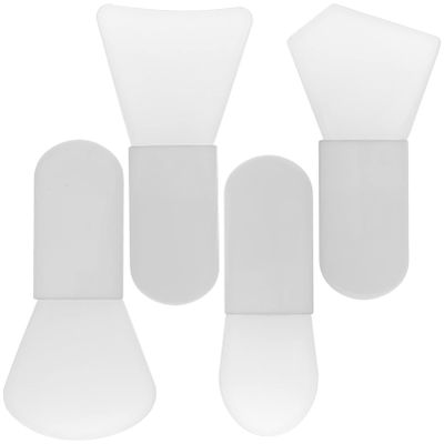 Beaupretty 1set Portable Face Mask Applicator Brush Storage Box Mini Silicone Brushes for Face Masks Makeup Spatula Tools for Home and Professional Use Flexible and Easy to Clean