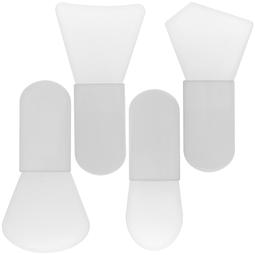 Beaupretty 1set Portable Face Mask Applicator Brush Storage Box Mini Silicone Brushes for Face Masks Makeup Spatula Tools for Home and Professional Use Flexible and Easy to Clean