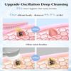 COSLUS Facial Cleansing Brush Silicone Face Scrubber: Waterproof Rechargeable Face Wash Brush, 4 Cleansing Modes, Electric Face Exfoliator for Men Women Cleaning, Exfoliating, Massaging view 2
