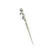 2 Pcs Green Bamboo Knots Hair Pins Stick For Buns Handmade Classical Chopsticks Women Thick Hair Hair Accessories view 1