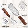 53pcs Foot File Callus Remover,Stainless Steel Large Foot Rasp Foot Scrubber & Foot Care Pedicure Callus Shaver(50 Replacement Blades & 1 Foot File Head),Foot Grater Foot Scraper for Wet and Dry Feet view 3