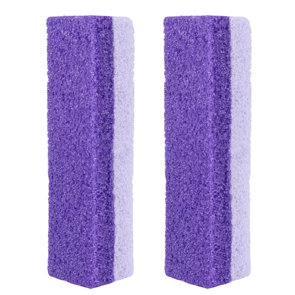 Healifty 2Pcs Foot Pumice Stone Pedicure Foot Pumice Exfoliator Pedicure File Block Remover Scrubber