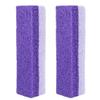 Healifty 2Pcs Foot Pumice Stone Pedicure Foot Pumice Exfoliator Pedicure File Block Remover Scrubber view 1