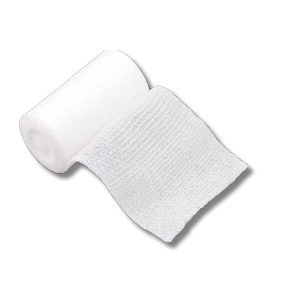 SurgiMac First Aid Gauze Bandage Rolls, Non-Sterile & Stretchable Cotton, 2-Ply, 2 Inch x 5 Yard, Case of 96, for Wound Care