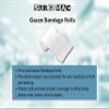 SurgiMac First Aid Gauze Bandage Rolls, Non-Sterile & Stretchable Cotton, 2-Ply, 2 Inch x 5 Yard, Case of 96, for Wound Care view 2