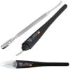 3 Swords Germany - Brand Quality Cuticle Knife Trimmer Remover Cutter (1pc.) and Cuticle Pusher Scratcher (1 pc.) Made in Germany view 1
