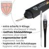 3 Swords Germany - Brand Quality Cuticle Knife Trimmer Remover Cutter (1pc.) and Cuticle Pusher Scratcher (1 pc.) Made in Germany view 2