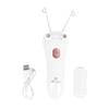 Womens Facial Hair Removal Electric Face Razors for USB Recharge Facial Hair Remover Shaver Face Delicate Device Depilation White view 1