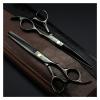 5.5 Inch Or 6 Inch Barber Shop,Hairdressing Scissors,Hair Salon Supplies,Professional Hairdressing Scissors,Flat-Cut Hair Thinning Scissors Hair Cutting Shears(Rainbow Thinning) view 2