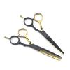 5.5 Inch Barber Scissors Set,Hair Thinning Scissors,Hairdresser Scissors,Household Hair Scissors Hair Cutting Shears(Yellow) view 1