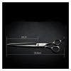 Hair Cutting Scissors 7.5 Inch Hairdressing Scissors,Beauty Scissors,Barber Scissors,Flat Cut,Thin Cut,Fine Trim Pet Scissors view 3