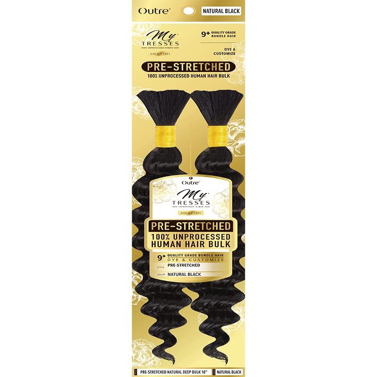 Outre MyTresses Gold Label Prestretched Natural Deep Bulk 18" (Natural)