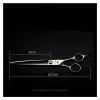 Hair Cutting Scissors 7.5 Inch Hairdressing Scissors,Beauty Scissors,Barber Scissors,Flat Scissors,Thinning Scissors Pet Scissors view 2